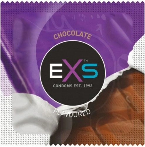 Презервативи EXS Chocolate зі смаком та запахом шоколаду 3 шт