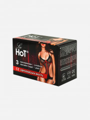 Презервативи гладкі без запаху латексні високоякісні La Hot, 72 штуки (24 пачки по 3 шт.)