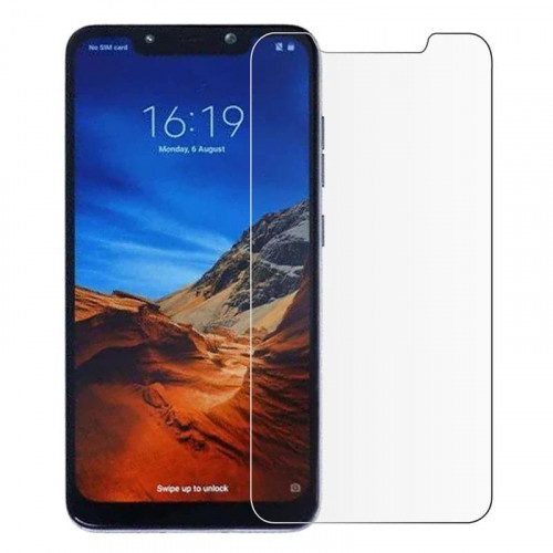 Защитное стекло Full screen PowerPlant для Xiaomi Redmi Note 6 Pro, Black