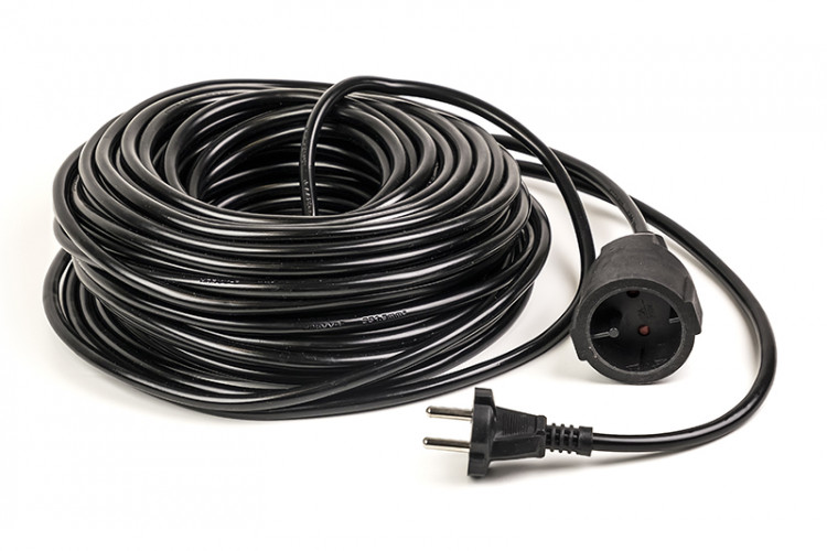 Удлинитель PowerPlant 30 м, 2x1.5мм2, 10А (JY-3021/30)