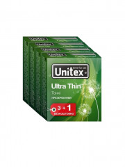 Набор презервативов тонкі якісні Unitex Ultra Thin 4 You 16 шт ( 4 пачки по 4 шт.)
