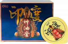 Презервативи OLO Blue Indian god oil 10 шт