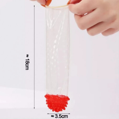 Презервативи з вусиками Olo Genbu Dragon 1 шт + Кулька + Лубрикант