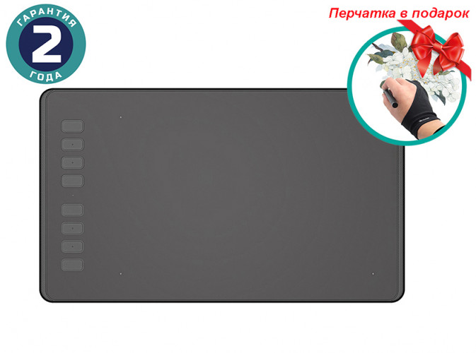 Графический планшет Huion Inspiroy H950P + перчатка