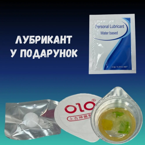 Презервативи з вусиками Olo Flying Koi 1 шт + Кулька + Лубрикант