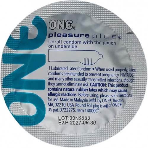 Презервативи One Pleasure Dome з розширеною голівкою 3 шт