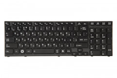 Клавиатура для ноутбука TOSHIBA Satellite A660, A665 черный, черный фрейм
