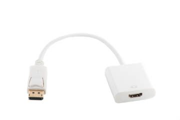 Кабель-переходник PowerPlant HDMI - DisplayPort, 0.15м