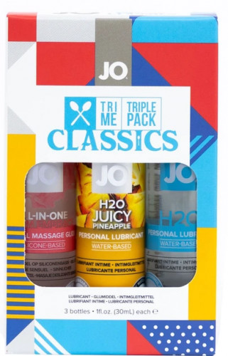 Набір лубрикантів JO Tri-Me Classics 3 шт по 30 мл