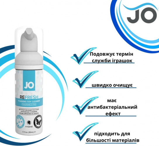 Пінка для очищення іграшок System JO Refresh 50 мл