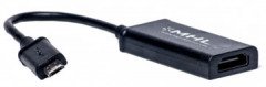 Кабель-переходник PowerPlant HDMI - micro USB, 0.15м, (MHL), Blister
