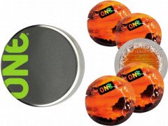 Презервативи One Trip To Cloud Помаранчеві 5 шт в кейсі