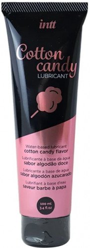 Лубрикант на водній основі Intt Cotton Candy зі смаком солодка вата 100 мл