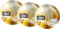 Презервативи One Flavor Waves Банановий спліт Жовті 3 шт