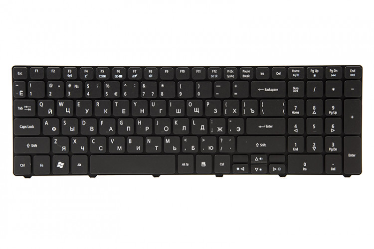 Клавиатура для ноутбука ACER Aspire 5236, eMahines E440 черный, черный фрейм