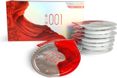 Презервативи OLO RedSilver ультратонкі з гіалуроновим змащенням і термо ефектом 10 шт