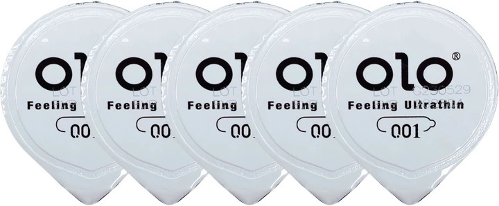 Презервативи OLO з гіалуроновою змазкою 10 шт