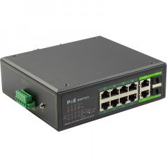 PoE коммутатор 8ch 1000Mbps+2G uplink 2 SFP