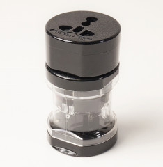 Универсальный дорожный сетевой переходник PowerPlant 220V 10A