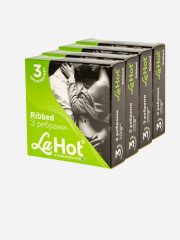 Презервативи латексні з ароматом м'яти в La Hot мікс 12 шт (4 пачки по 3 шт.)
