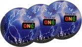 Презервативи One Struck by Color Sensations Фіолетові 3 шт