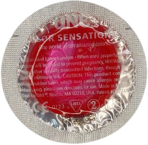 Презервативи One Color Sensation Likes It Hot Рожеві 3 шт