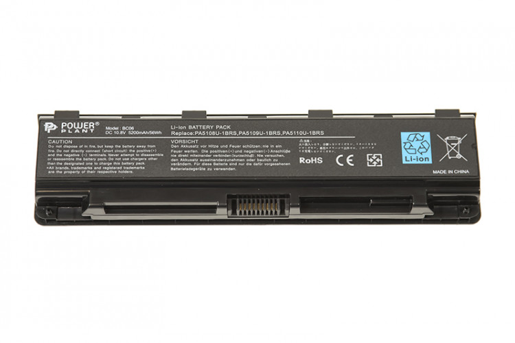 Аккумулятор PowerPlant для ноутбуков TOSHIBA Satellite Pro C70 (TA5109LH, PA5109U) 10.8V 5200mAh
