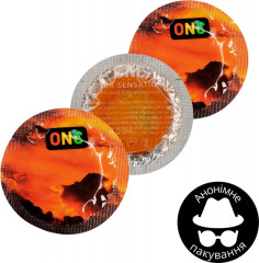 Презервативи One Trip To Cloud Nine Color Sensations Помаранчеві 3 шт