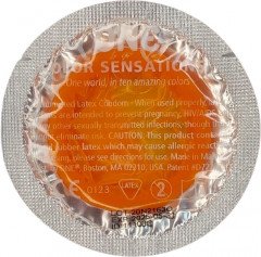 Презервативи One Trip To Cloud Nine Color Sensations Помаранчеві 3 шт