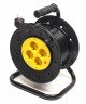 Удлинитель на катушке PowerPlant 15 м, 3x1.5мм2, 10А, 4 розетки (JY-2002/15)