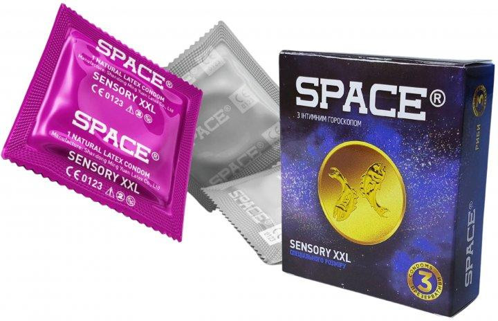Презервативи Space Sensory XXL Гороскоп 12 упаковок по 3 шт