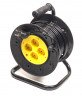 Удлинитель на катушке PowerPlant 20 м, 3x1.5мм2, 10А, 4 розетки (JY-2002/20)