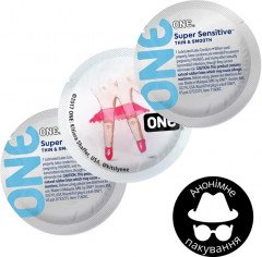 Презервативи One Super Sensitive Ультратонкі 3 шт