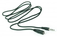 Аудио кабель PowerPlant 3.5 mm M-F 1м