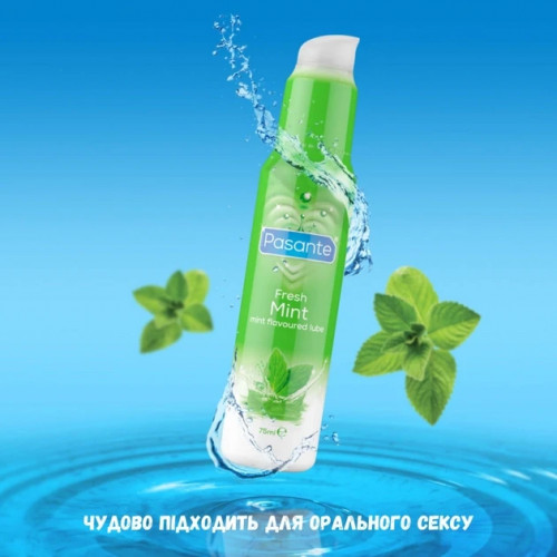 Лубрикант Pasante Fresh Mint Lube Свіжа м'ята 75 мл