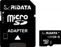 Карта памяти RiDATA microSDXC 128GB Class 10 UHS-I + SD адаптер
