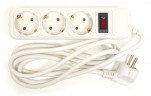 Сетевой фильтр PowerPlant 1.8 м, 3x1.5мм2, 10А, 3 розетки, евростандарт (JY-1054/1.8)
