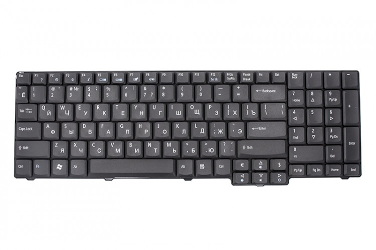 Клавиатура для ноутбука ACER Aspire 6530, eMachines E528 черный, без фрейма