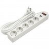 Сетевой фильтр PowerPlant 5 м, 3x1.5мм2, 10А, 5 розеток, 2xUSB 2.1A, евростандарт (JY-1056U/5)