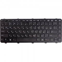 Клавиатура для ноутбука HP ProBook 430 G2, 440 G1, 630 G2 черный, черный фрейм