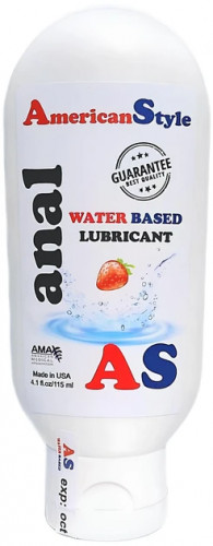 Набір лубрикантів на водно-силіконовій основі American Style Полуниця 115 мл + Анальний 115 мл