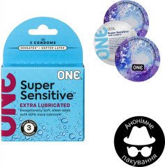 Презервативи One Super Sensitive 3 шт