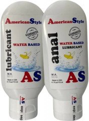 Набір лубрикантів на водно-силіконовій основі American Style Банан 115 мл + Анальний 115 мл