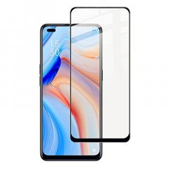 Защитное стекло Full screen PowerPlant для OPPO Reno4 Lite, Black