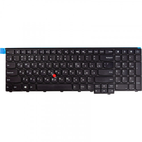 Клавиатура для ноутбука LENOVO ThinkPad T540, W540, KM-105U черный, черный фрейм