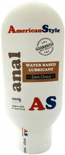 Лубрикант American Style Anal Water Based Lubricant Dark Choco Анальний на водно-силіконовій основі Шоколад 115 мл
