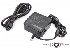 Блок питания для ноутбуков PowerPlant ACER 220V, 19V 90W 4.74A (5.5*1.7) wall mount