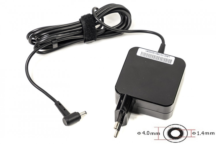 Блок питания для ноутбуков PowerPlant ASUS 220V, 19V 33W 1.75A (4.0*1.35) wall mount