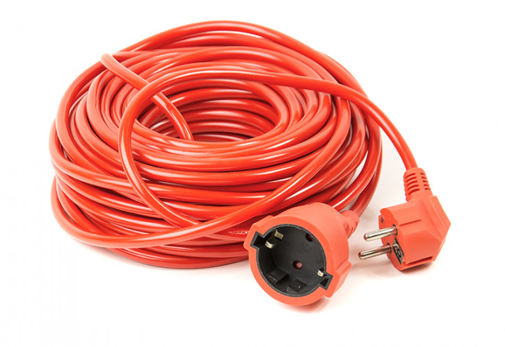 Удлинитель PowerPlant 20 м, 3x1.5мм2, 10А, морозостойкий (JY-3024/20)