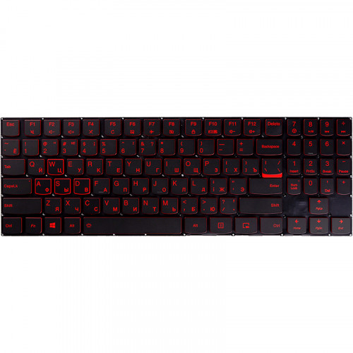 Клавиатура для ноутбука LENOVO Legion Y520, R720 черный, подсветка